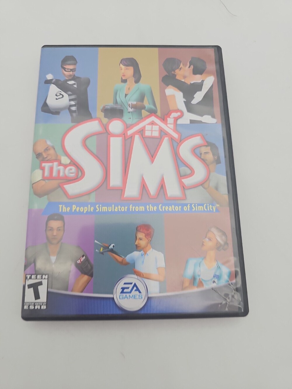 The Sims 1 Original PC Game 2000 EA People Simulator Complete with Case Vintage